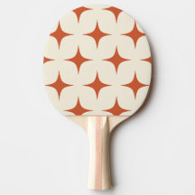 Retro Starburst Terracotta Orange Cream Vanilla