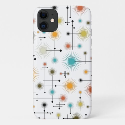 Retro Starbursts A Go_Go iPhone 11 Case