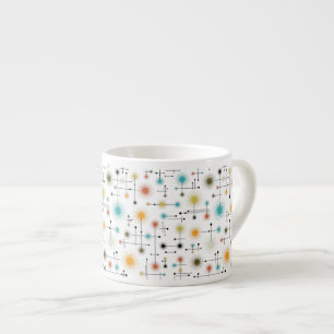 Retro Starbursts A Go-Go! Espresso Cup