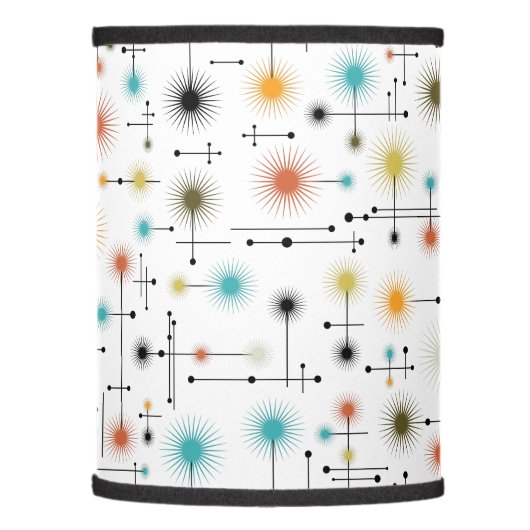 Retro Starbursts A Go-Go! Lamp Shade (Left)