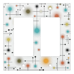 Retro Starbursts A Go-Go! Light Switch Cover