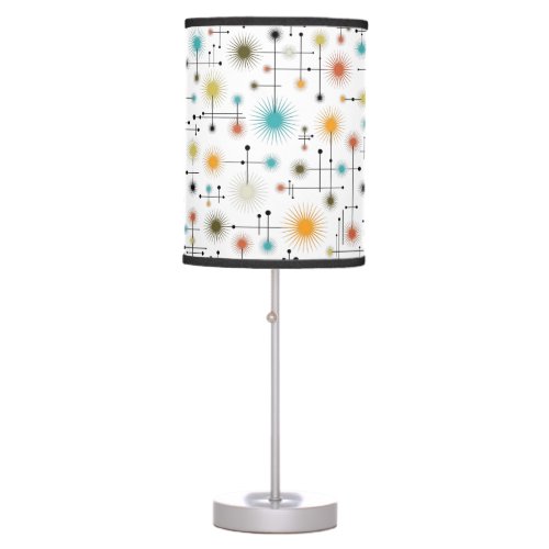 Retro Starbursts A Go_Go Table Lamp