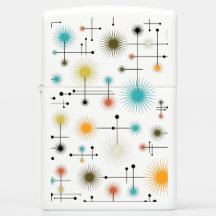 Retro Starbursts A Go-Go! Zippo Lighter