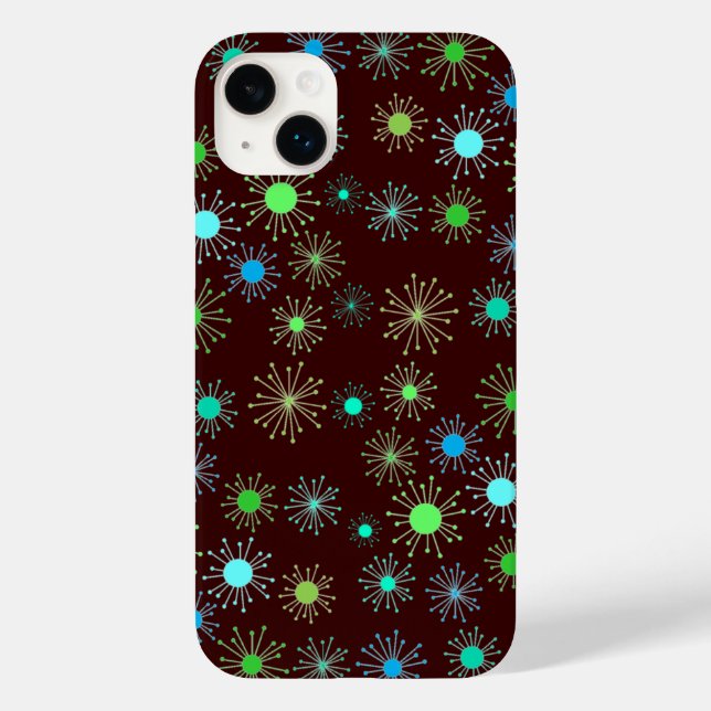 Retro Starbursts Case-Mate iPhone Case (Back)