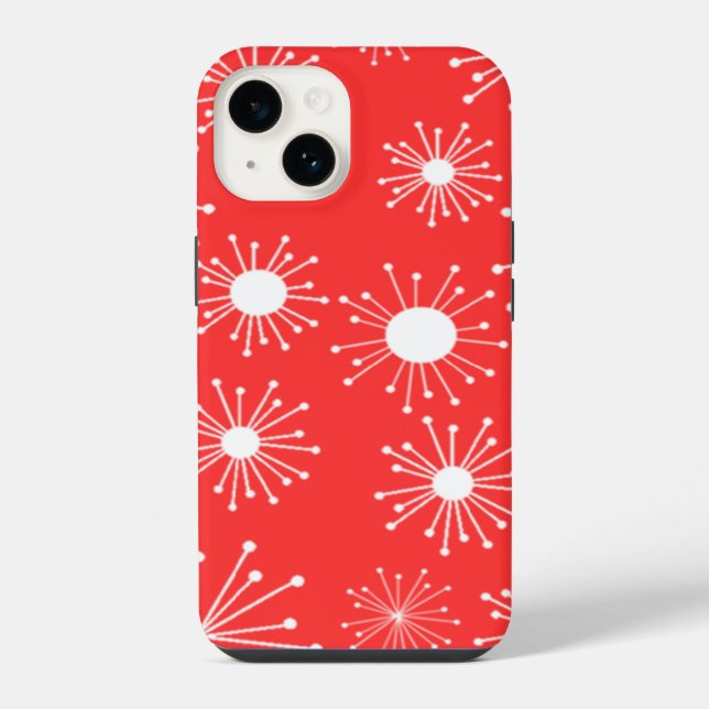 Retro Starbursts Iphone Case (Back)