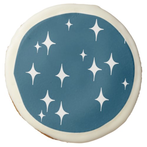 Retro Stardust Starburst Stars Celebration    Sugar Cookie