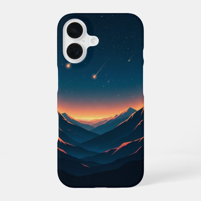 Retro Starfall Valley iPhone Case (Back)