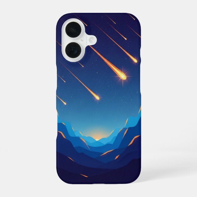 Retro Starfall Valley iPhone Case (Back)