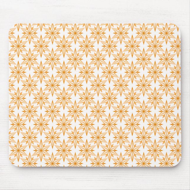 Retro Starlight Mousepad, Tangerine Mouse Pad (Front)