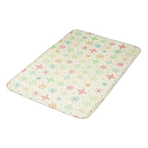 Retro Stars Bath Mat