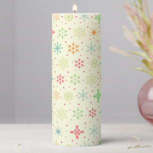 Retro Stars Candle