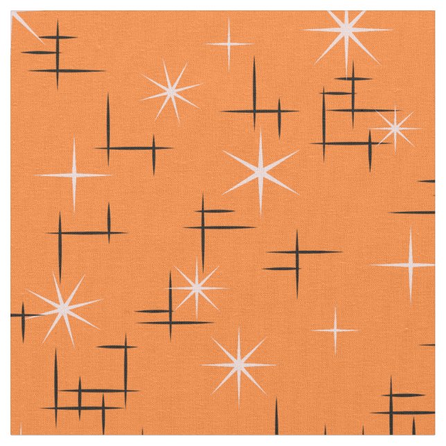 Retro Stars Fabric (Close Up)