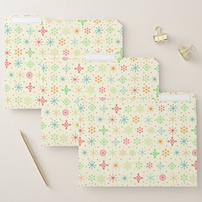Retro Stars File Folders (Set)