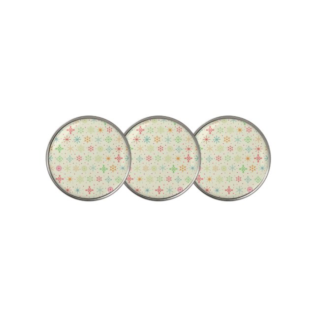 Retro Stars Golf Ball Markers (3 Up)