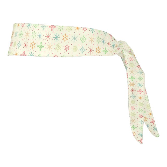 Retro Stars Hair Tie Tie Headband (Rotate 90)