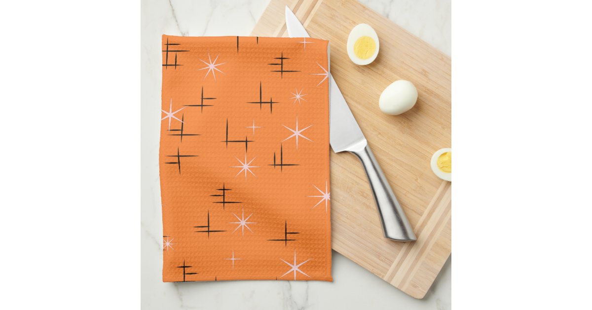 Retro Stars Kitchen Towel Zazzle