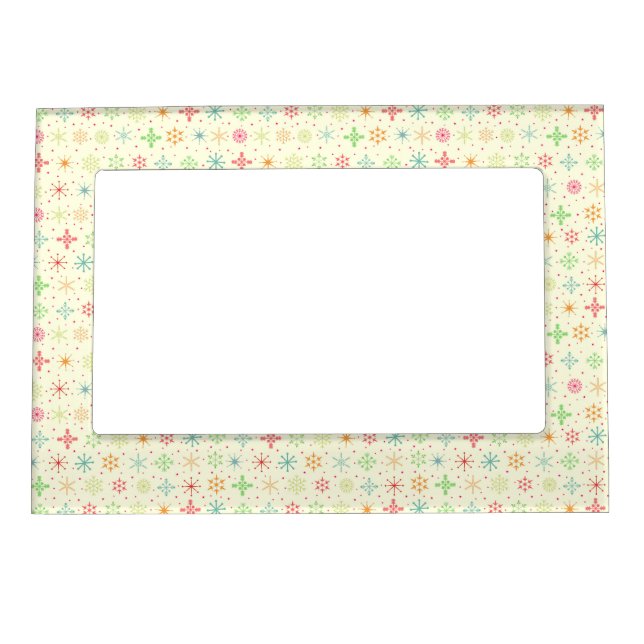 Retro Stars Magnetic Picture Frame (Front)