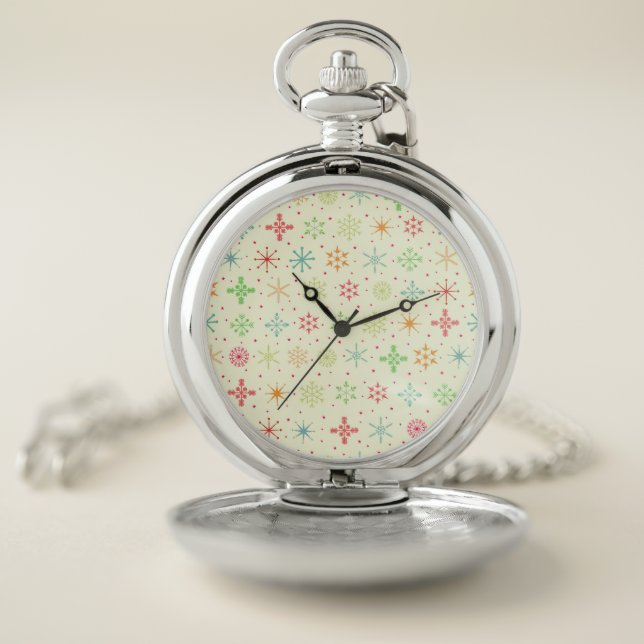 Retro Stars Pocket Watch (Inside)
