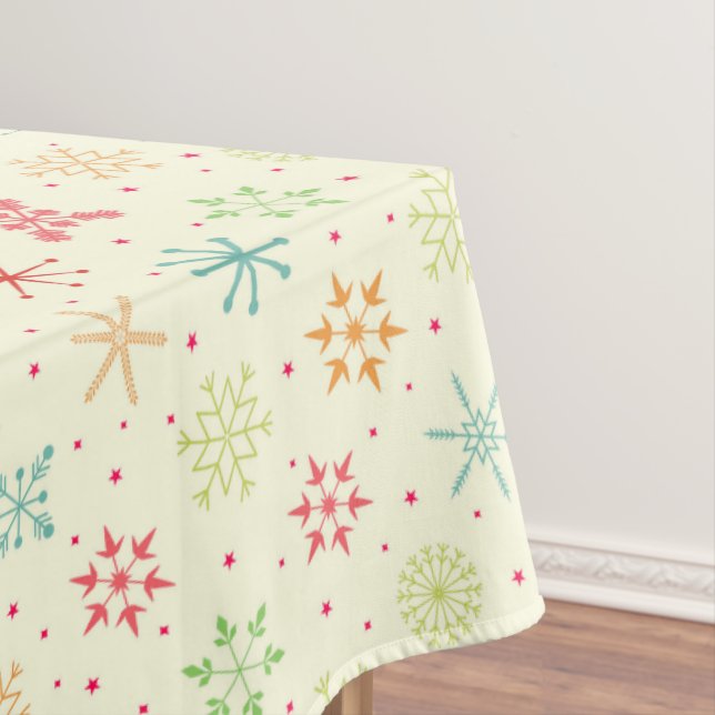 Retro Stars Tablecloth (In Situ)