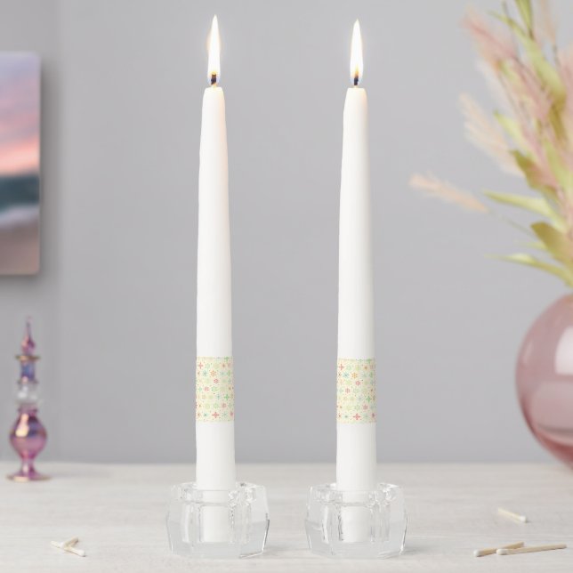 Retro Stars Taper Candles (In Situ)