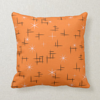 Retro Stars Throw Pillow