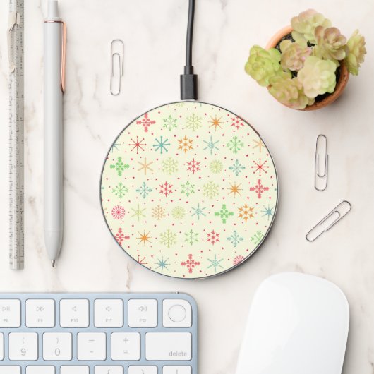 Retro Stars Wireless Charger (Desk)