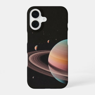 Retro Starscape Poster Art iPhone 16 Case