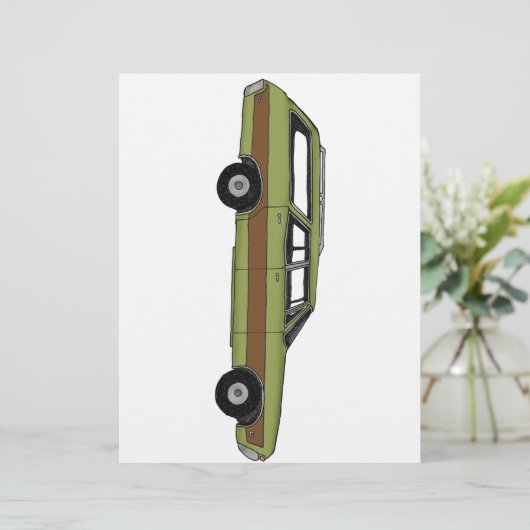 retro station wagon (Standing Front)