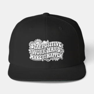 Retro Stay Positive Trucker Hat