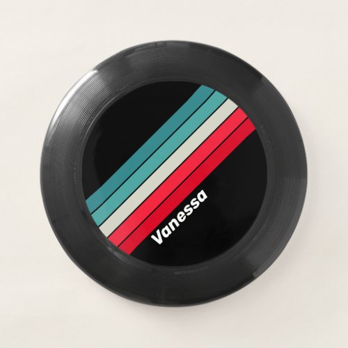 Retro Stealth Rainbow Striped with Name