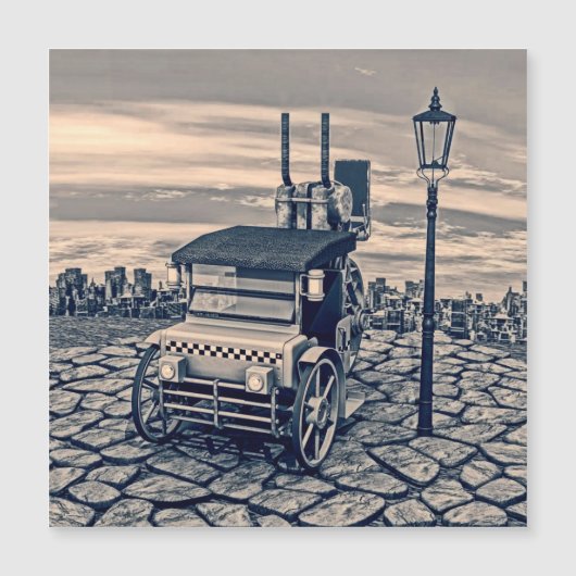 Retro Steam Cab-Taxi (Front)