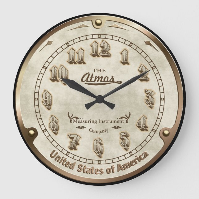 Retro Steampunk style Clock imitation (Front)