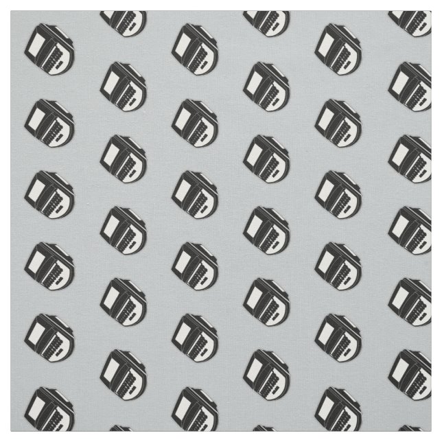 Retro Steno Machine Pick your Own Color Fabric (Swatch)
