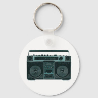 retro stereo keychain