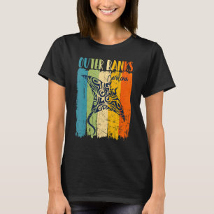 Retro Stingray Outer Banks Carolina Theme Friends T-Shirt