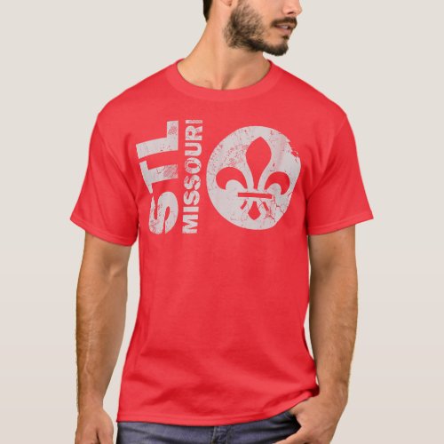 Retro Stl St Louis Missouri T_Shirt