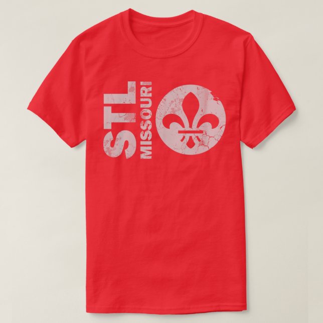 Retro Stl St Louis Missouri T-Shirt (Design Front)