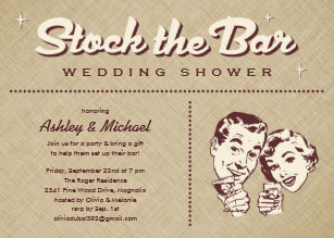 Stock The Bar Invitations Zazzle