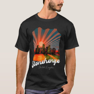 Retro Stonehenge England Souvenir Stonehenge At N T-Shirt