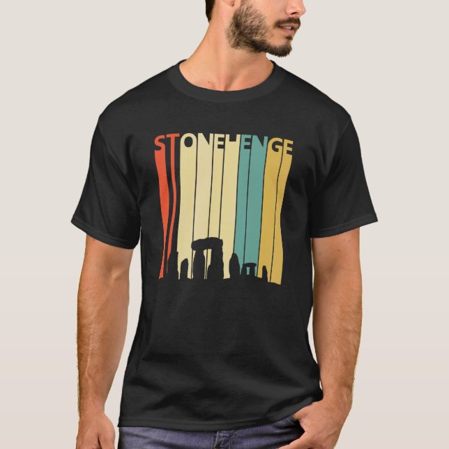 Retro Stonehenge Monument T-Shirt (Front)