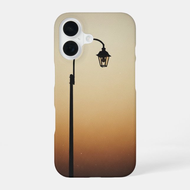 Retro Street Lamp Shapes iPhone Case (Back)