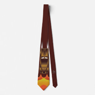 Retro Stretch Automobile Car Necktie Design