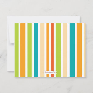 Retro Stripe Baby Shower Advice for Mommy to Be