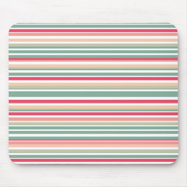 Retro Stripe Mousepad (Front)