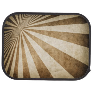 Retro stripe pattern background car mat