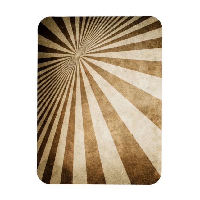 Retro stripe pattern background magnet (Vertical)