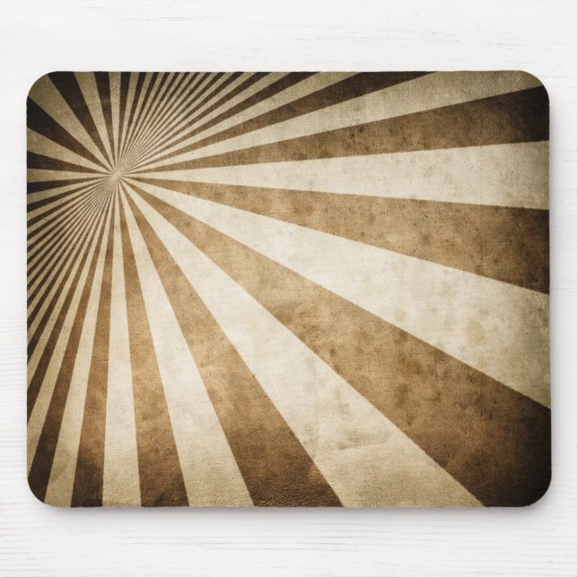 Retro stripe pattern background mouse pad (Front)