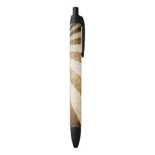 Retro stripe pattern background pen