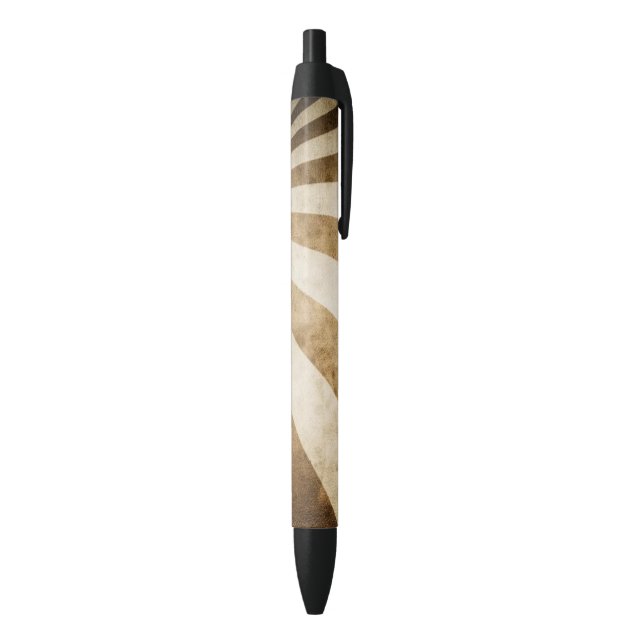 Retro stripe pattern background pen (Bottom (Vertical))