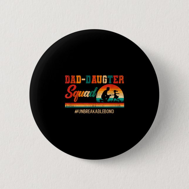Retro striped pre k teacher student preschool back button (Front)